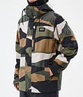 Dope Blizzard Full Zip Skijakke Herre Shards Gold Green, Bilde 7 av 9