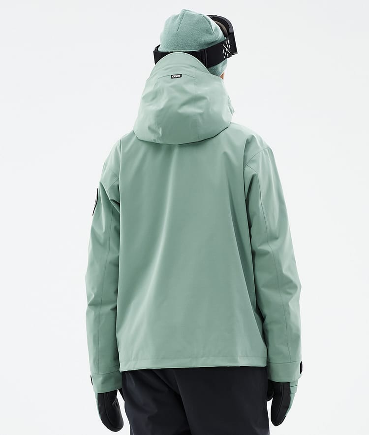 Dope Blizzard W Full Zip Skijakke Dame Faded Green, Bilde 7 av 10