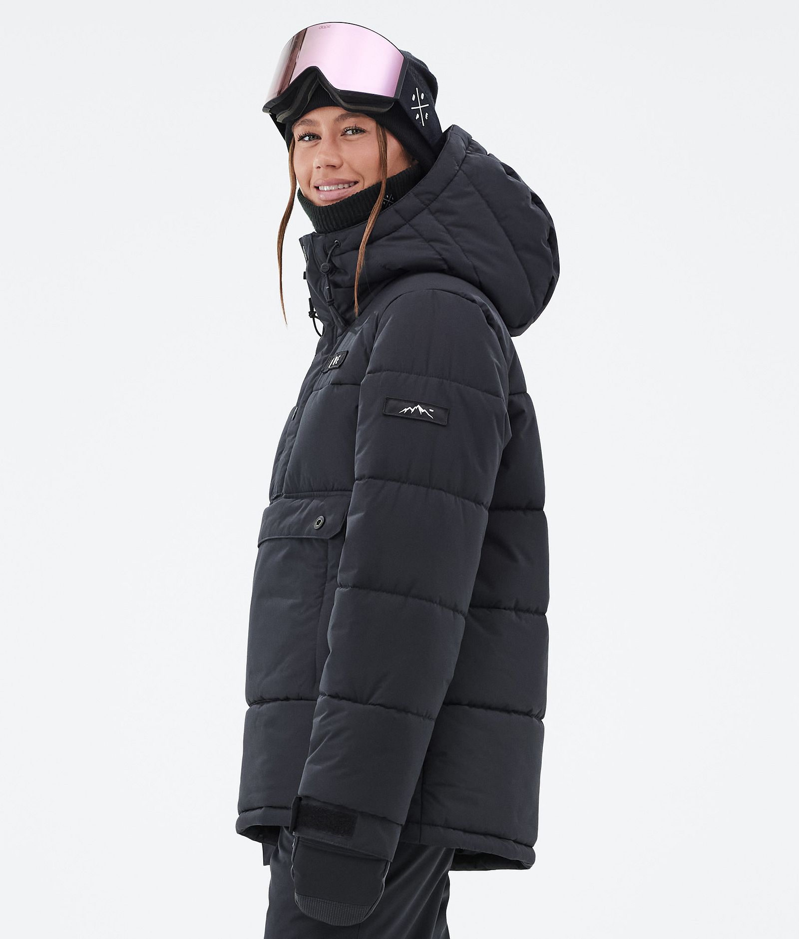 Dope Puffer W Snowboardjakke Dame Black, Bilde 5 av 8