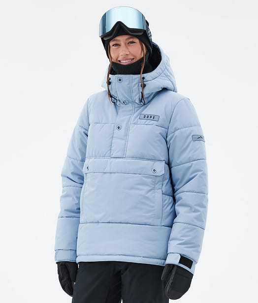 Dope Puffer W Skijakke Dame Light Blue