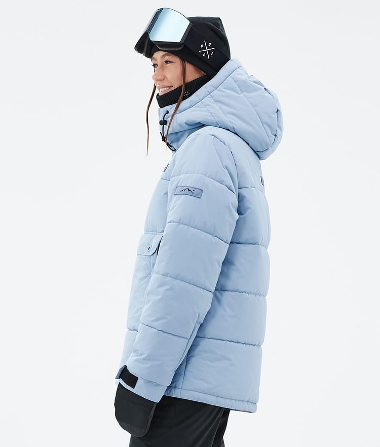 Dope Puffer W Snowboardjakke Dame Light Blue, Bilde 5 av 8