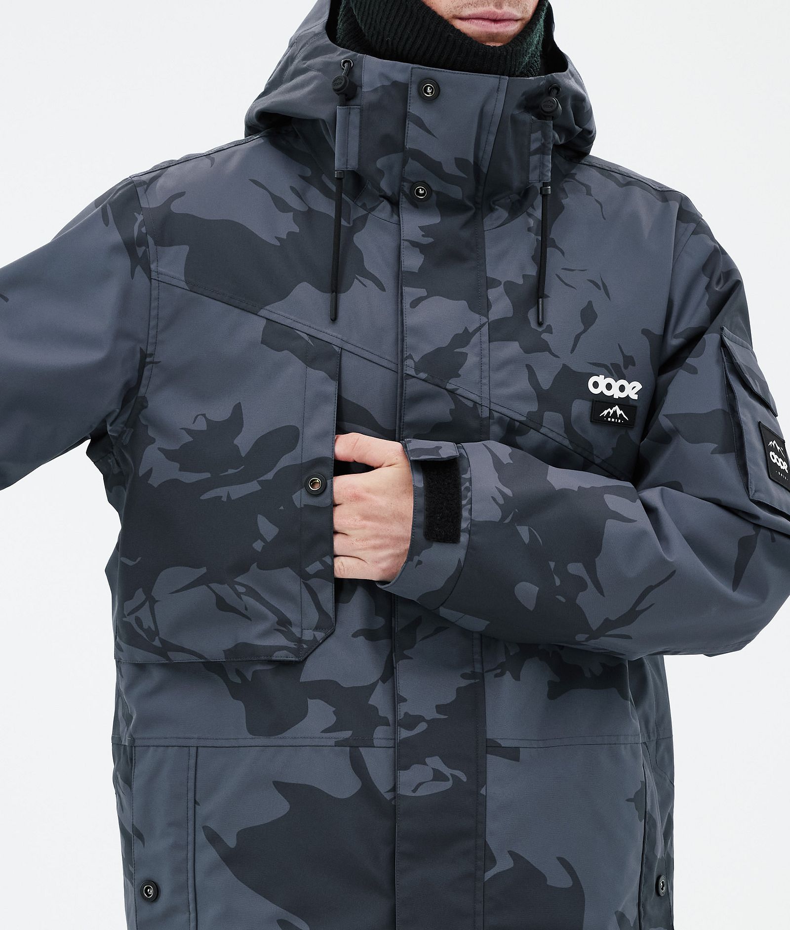 Dope Adept Skijakke Herre Metal Blue Camo, Bilde 8 av 9