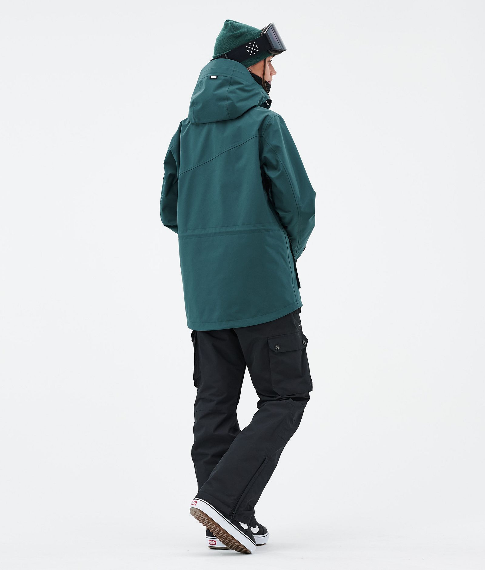 Dope Adept W Snowboardjakke Dame Bottle Green, Bilde 4 av 9