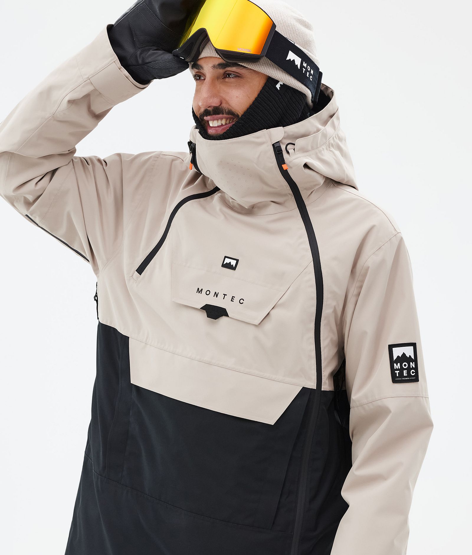 Montec Doom Snowboardjakke Herre Sand/Black, Bilde 2 av 11