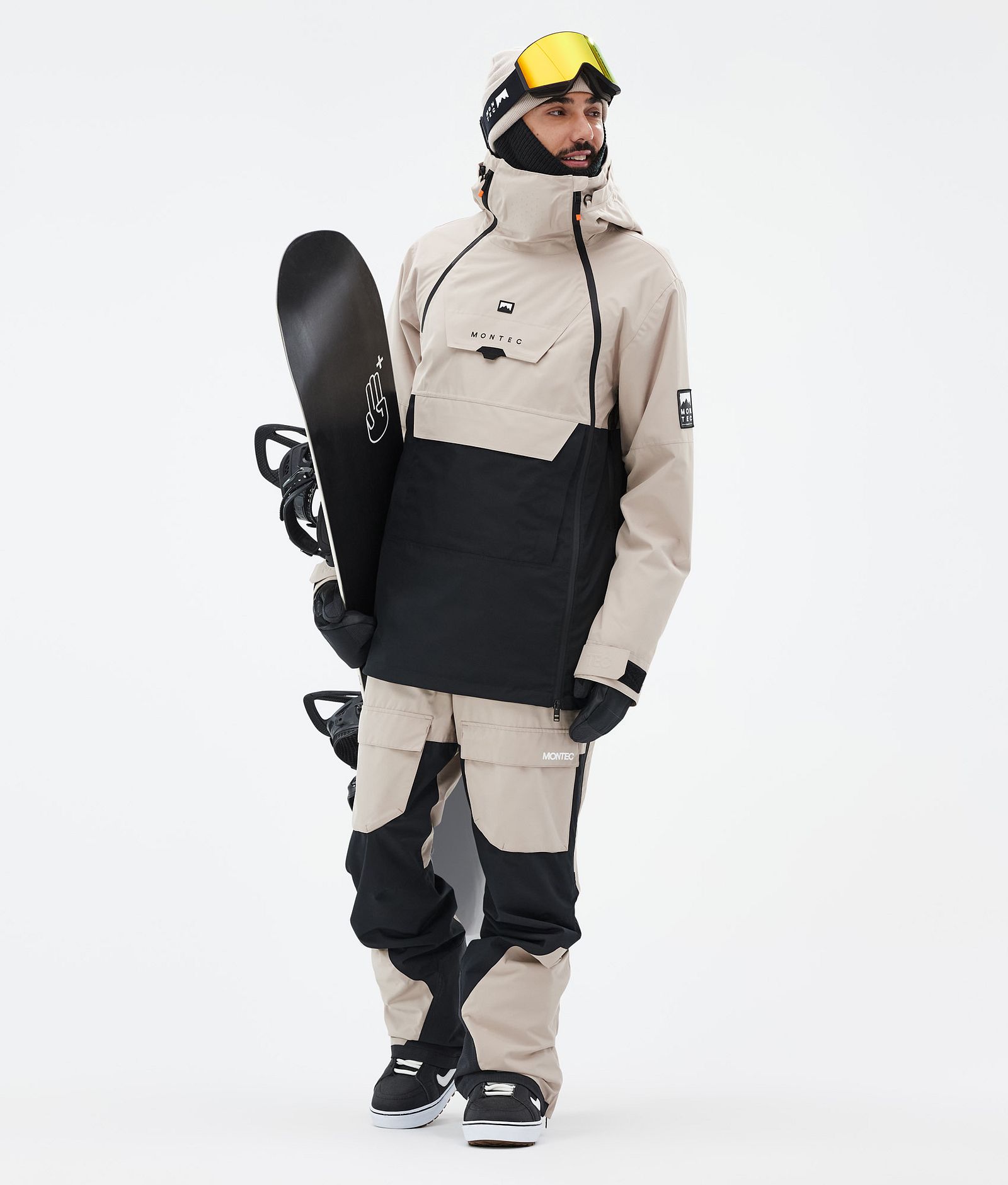 Montec Doom Snowboardjakke Herre Sand/Black, Bilde 3 av 11