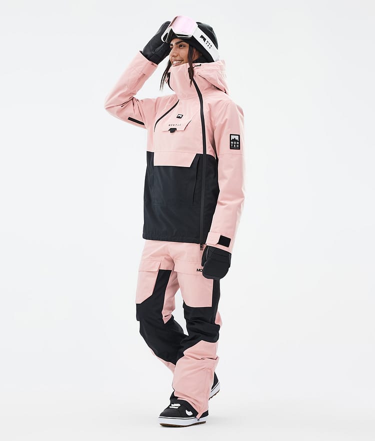 Montec Doom W Snowboardjakke Dame Soft Pink/Black, Bilde 3 av 11