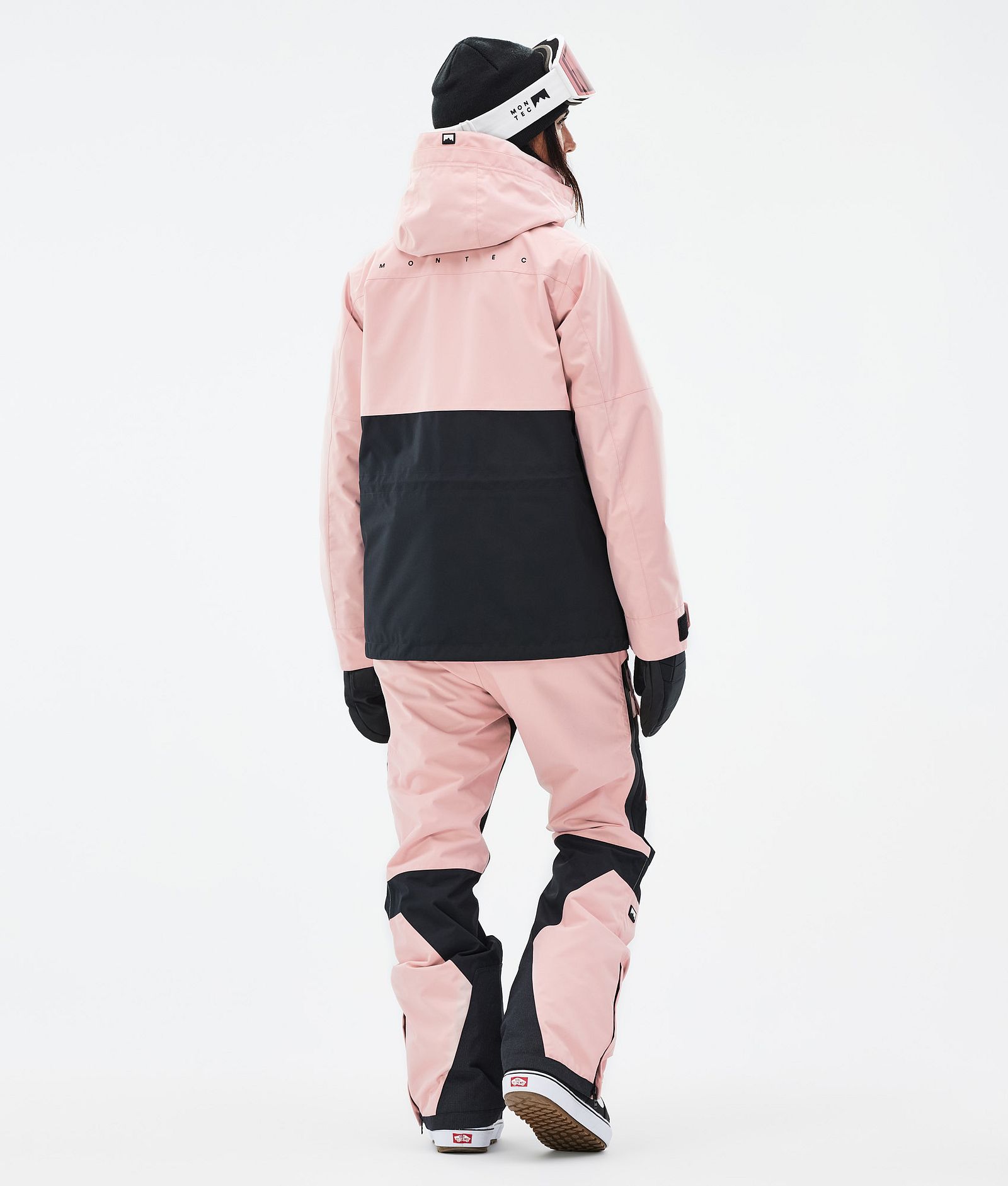 Montec Doom W Snowboardjakke Dame Soft Pink/Black, Bilde 5 av 11