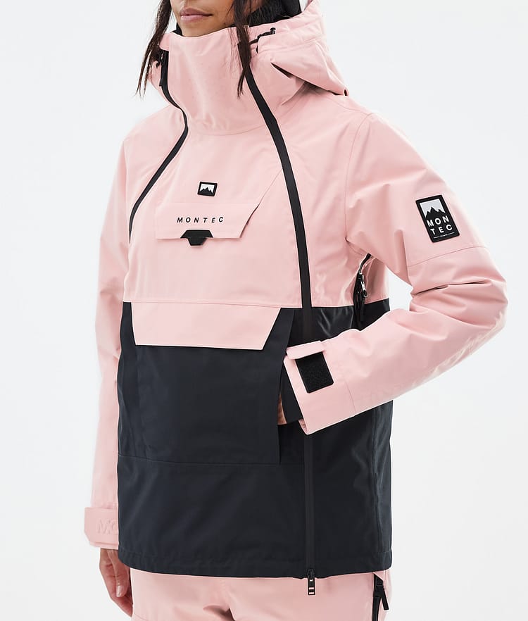 Montec Doom W Snowboardjakke Dame Soft Pink/Black, Bilde 8 av 11