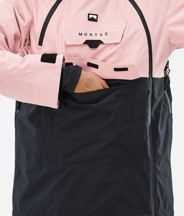 Montec Doom W Snowboardjakke Dame Soft Pink/Black, Bilde 9 av 11