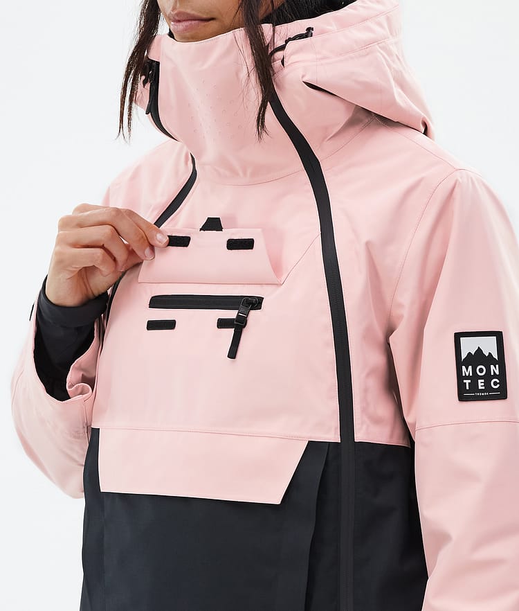 Montec Doom W Snowboardjakke Dame Soft Pink/Black, Bilde 10 av 11