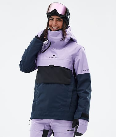 Montec Dune W Snowboardjakke Faded Violet/Black/Dark Blue