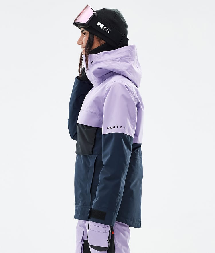 Montec Dune W Snowboardjakke Dame Faded Violet/Black/Dark Blue, Bilde 6 av 9