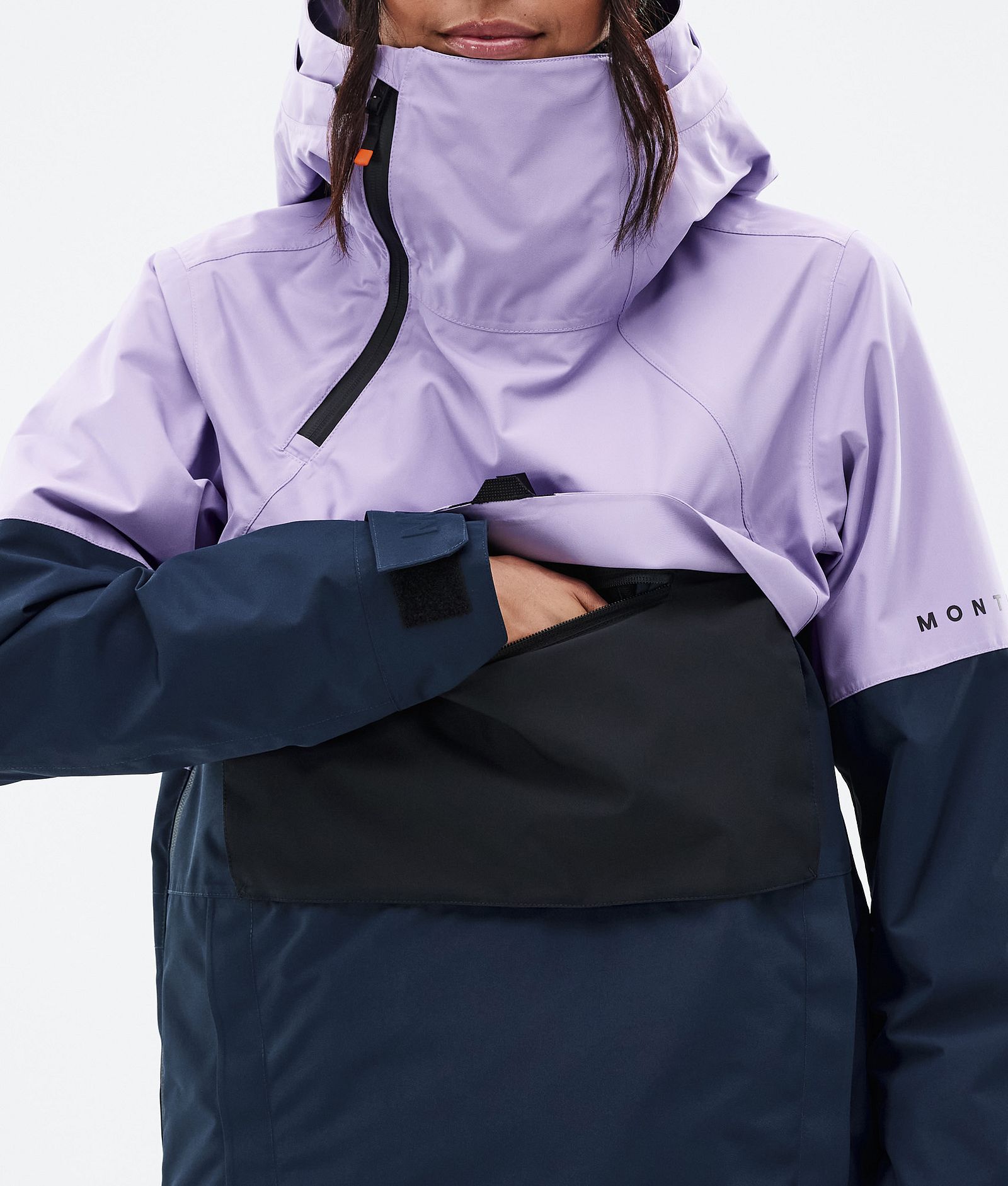 Montec Dune W Snowboardjakke Dame Faded Violet/Black/Dark Blue, Bilde 9 av 9