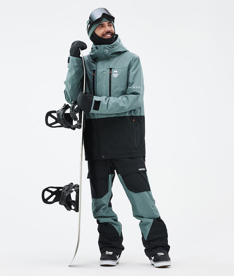 Montec Fawk Snowboardjakke Herre Atlantic/Black, Bilde 3 av 10