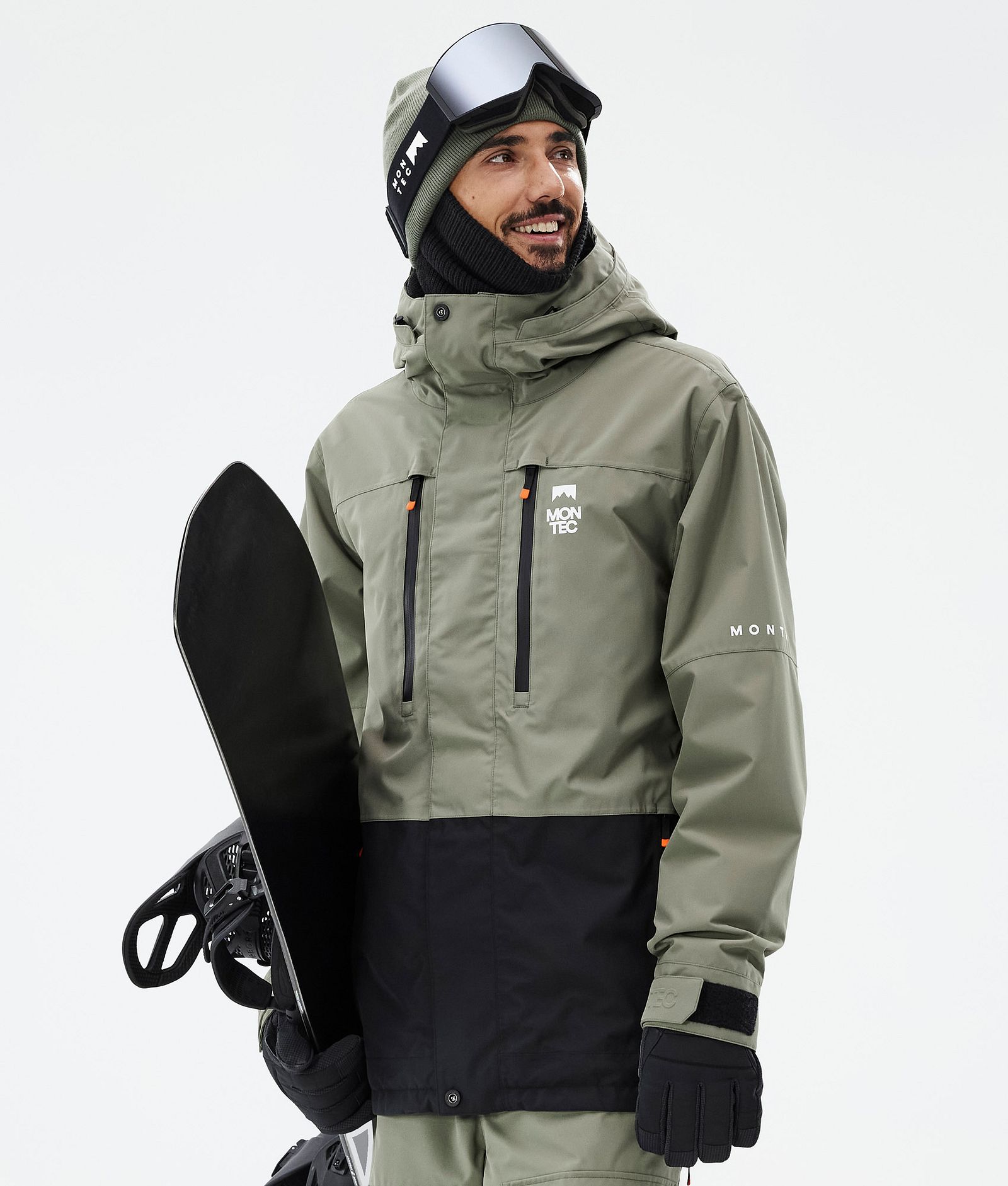 Montec Fawk Snowboardjakke Herre Greenish/Black, Bilde 1 av 10