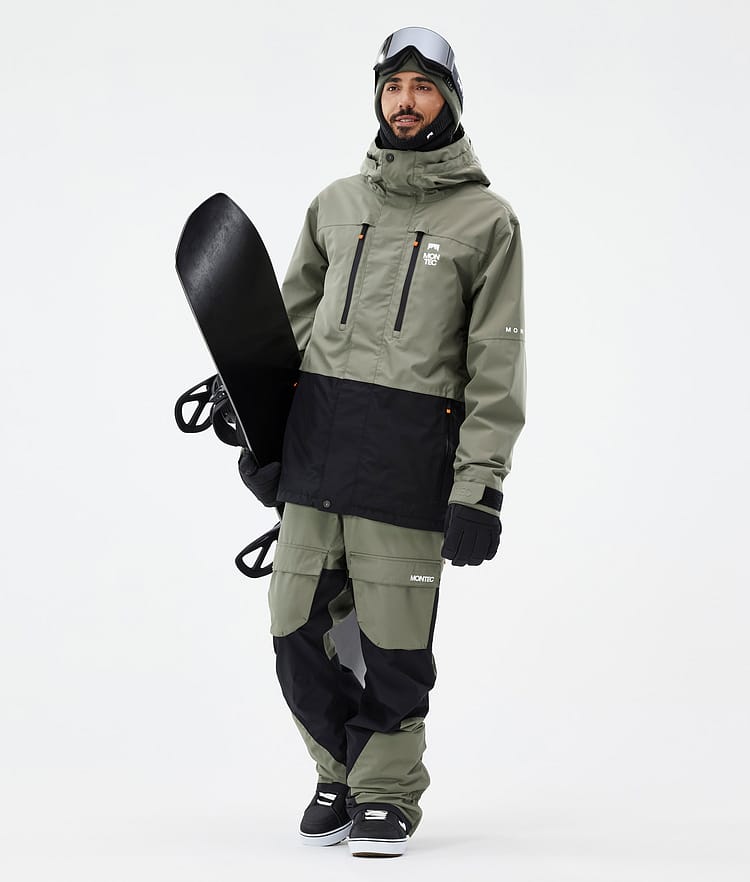 Montec Fawk Snowboardjakke Herre Greenish/Black, Bilde 3 av 10