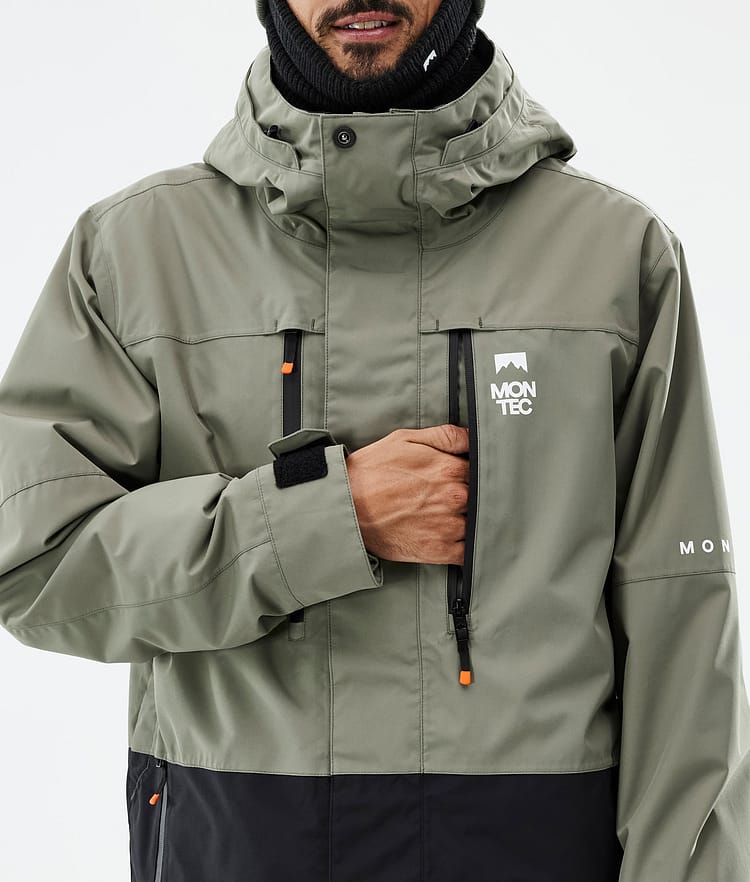 Montec Fawk Snowboardjakke Herre Greenish/Black, Bilde 9 av 10