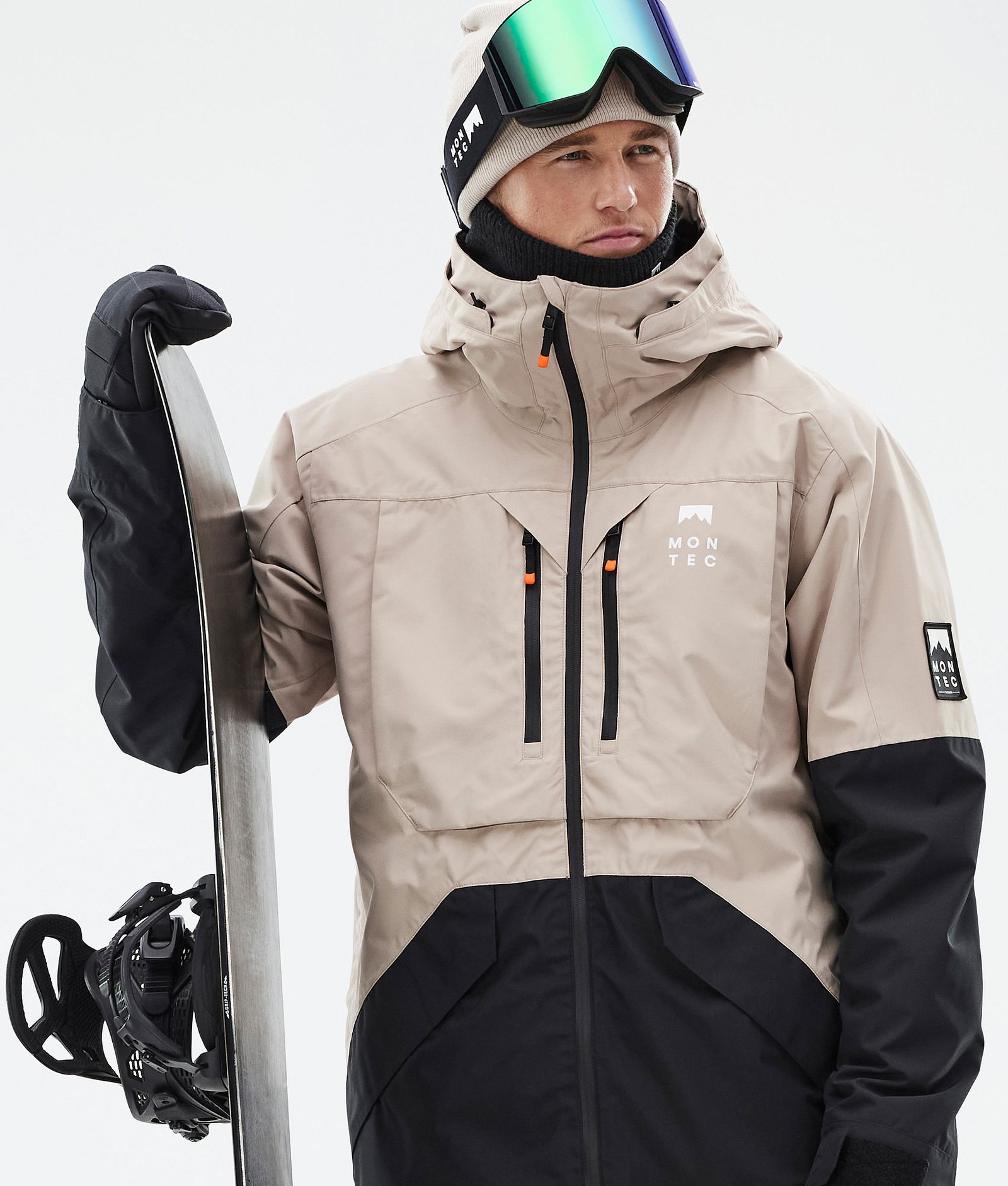 Montec Arch Snowboardjakke Herre Sand/Black, Bilde 2 av 10