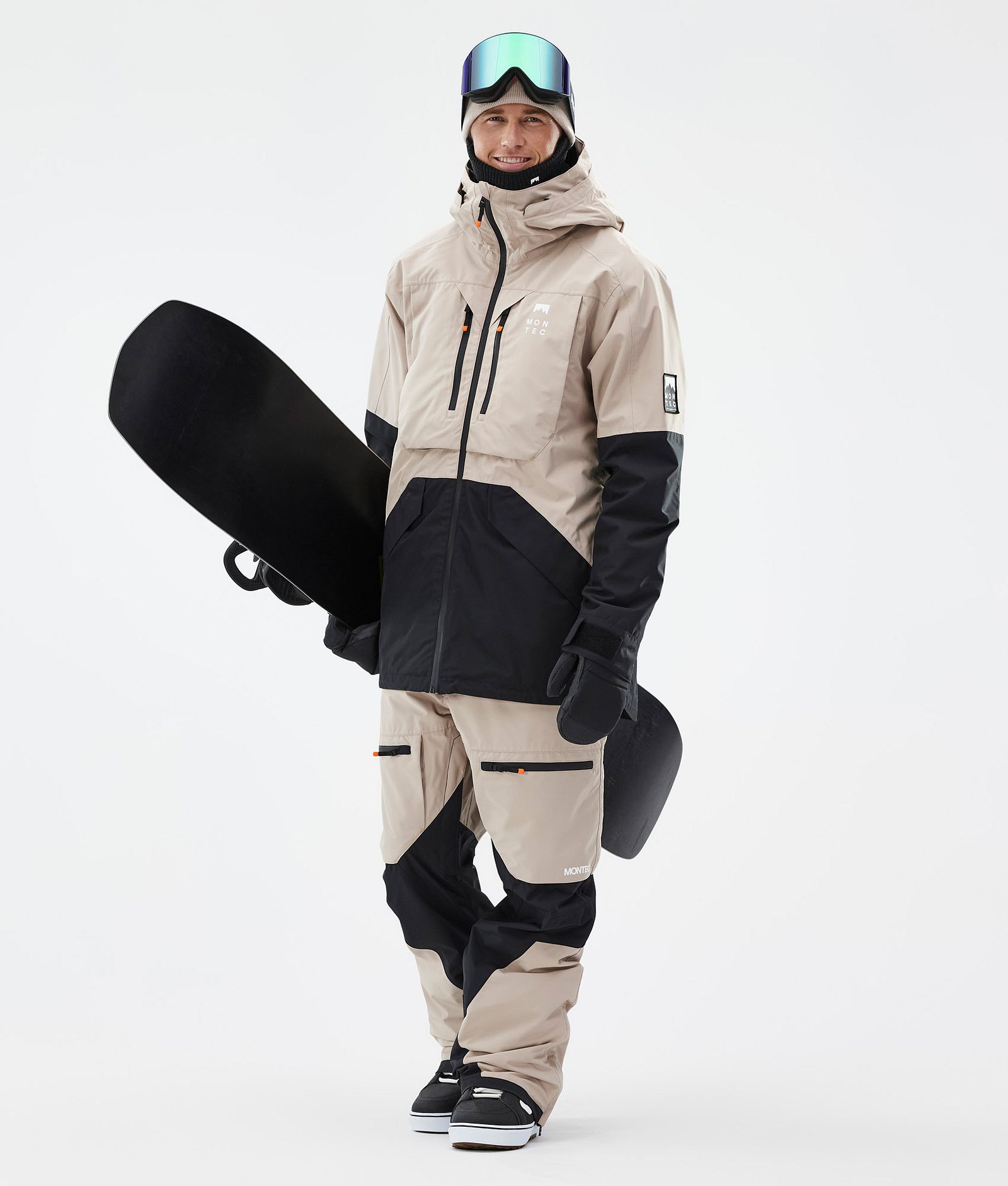 Montec Arch Snowboardjakke Herre Sand/Black, Bilde 3 av 10