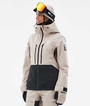 Montec Moss W Snowboardjakke Dame Sand/Black