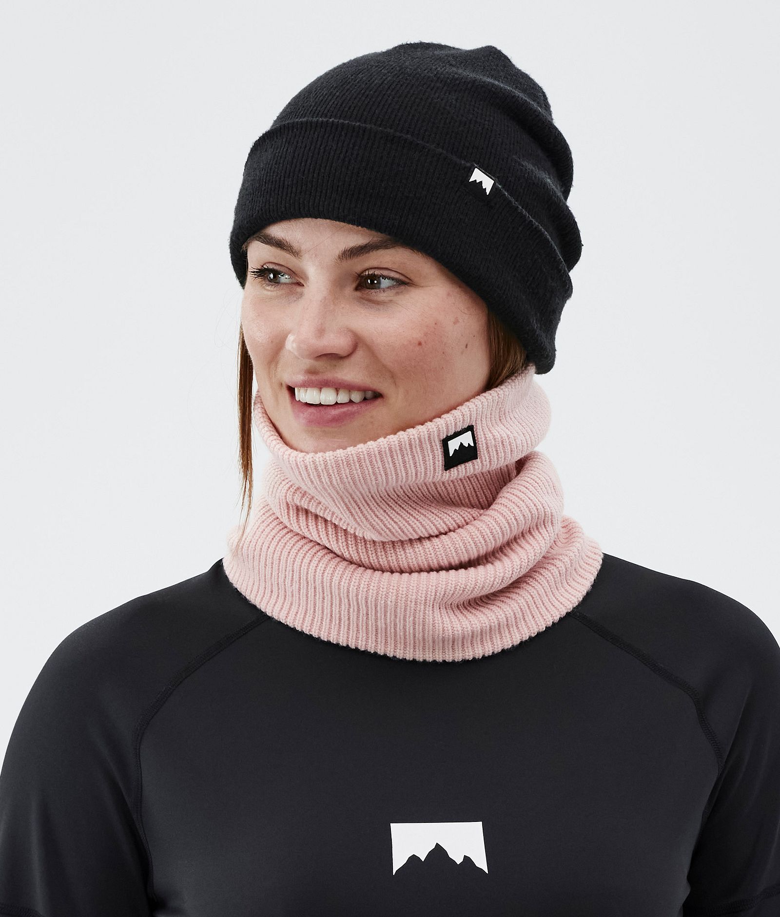 Montec Classic Knitted Ansiktsmasker Soft Pink, Bilde 3 av 3