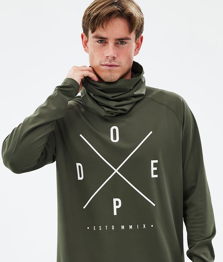 Dope Snuggle Superundertøy overdel Herre 2X-Up Olive Green, Bilde 2 av 7