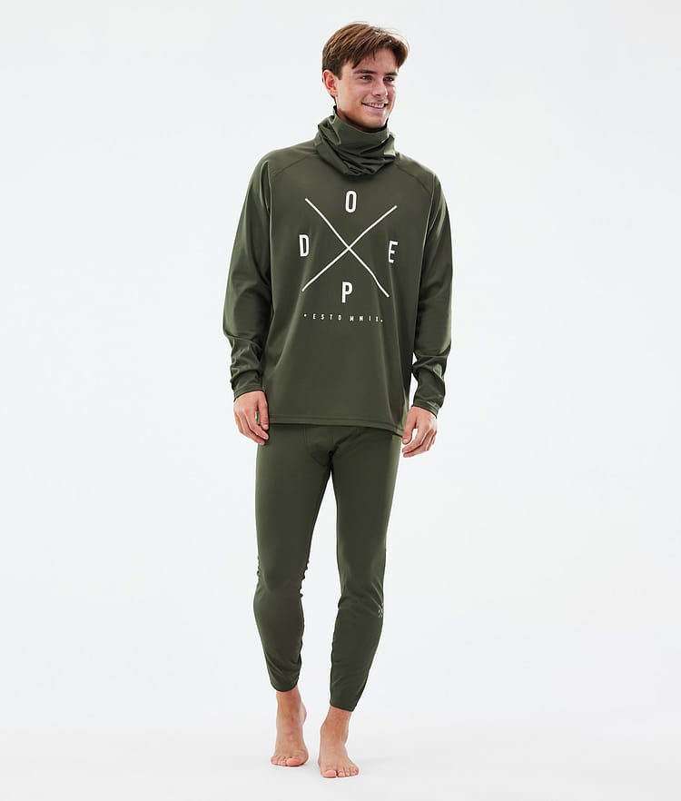 Dope Snuggle Superundertøy overdel Herre 2X-Up Olive Green, Bilde 3 av 7