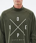 Dope Snuggle Superundertøy overdel Herre 2X-Up Olive Green, Bilde 6 av 7