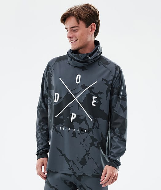 Dope Snuggle Superundertøy overdel Herre Metal Blue Camo