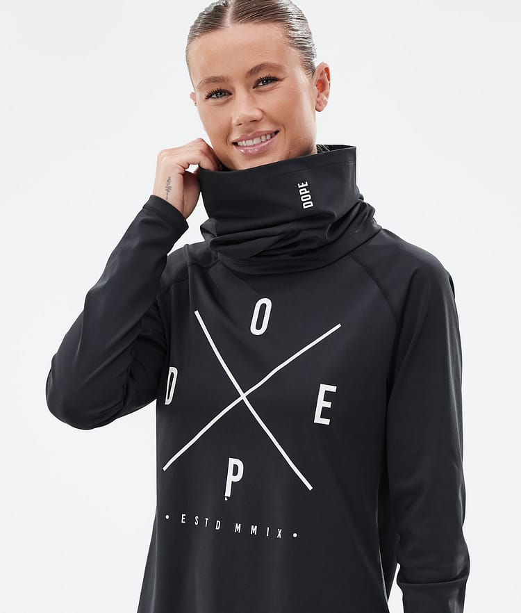 Dope Snuggle W Superundertøy overdel Dame 2X-Up Black, Bilde 2 av 7