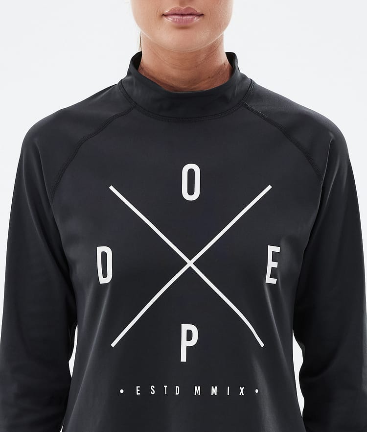 Dope Snuggle W Superundertøy overdel Dame 2X-Up Black, Bilde 6 av 7