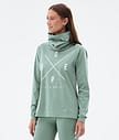 Dope Snuggle W Superundertøy overdel Dame 2X-Up Faded Green