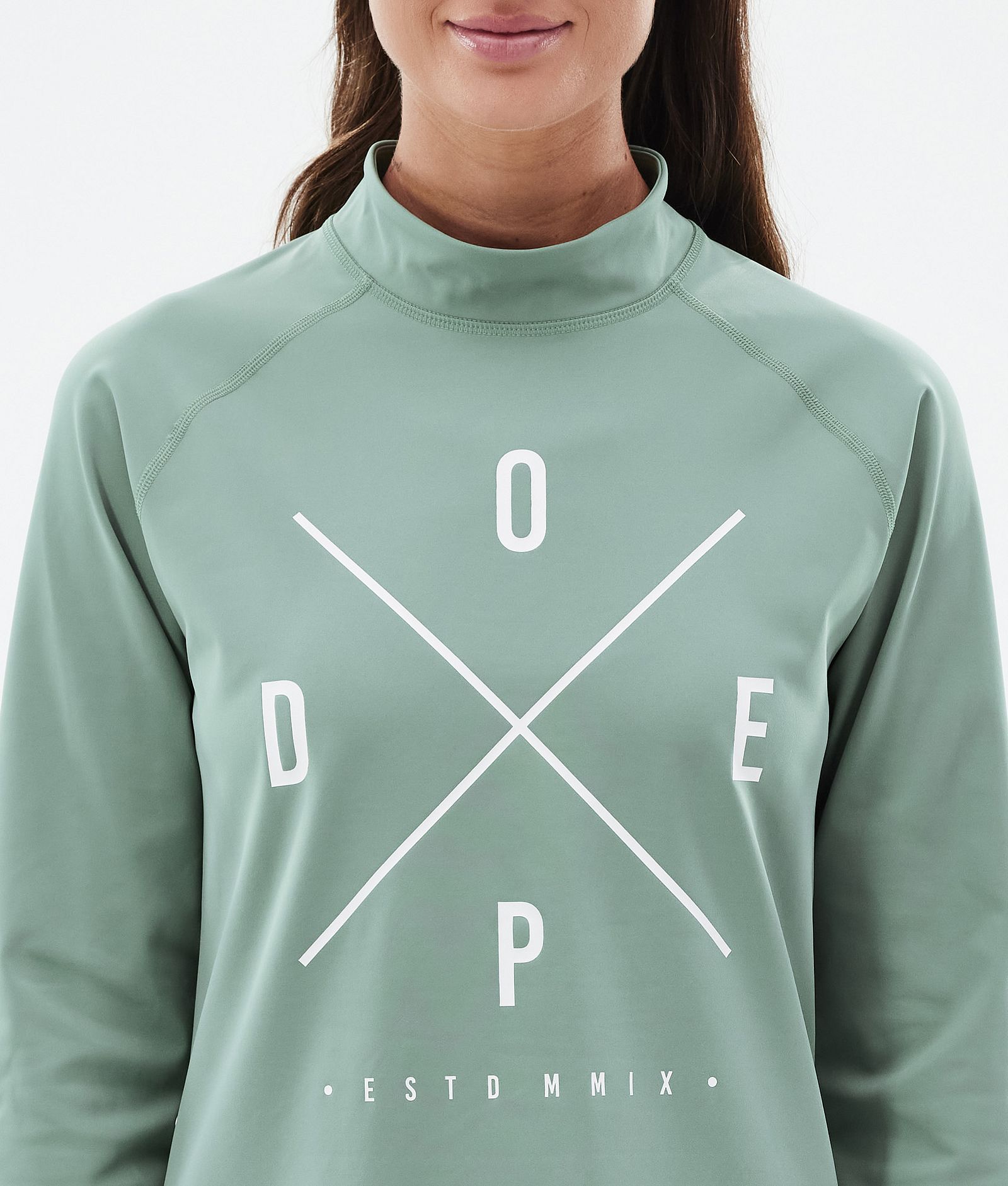 Dope Snuggle W Superundertøy overdel Dame 2X-Up Faded Green, Bilde 6 av 7