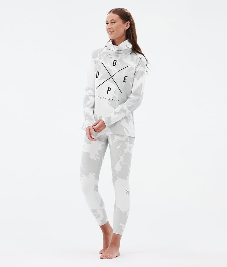 Dope Snuggle W Superundertøy overdel Dame 2X-Up Grey Camo, Bilde 3 av 7