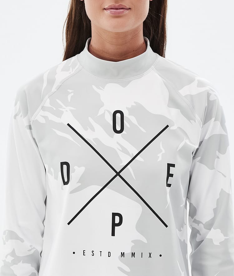 Dope Snuggle W Superundertøy overdel Dame 2X-Up Grey Camo, Bilde 6 av 7