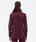 Dope Snuggle W Superundertøy overdel Dame 2X-Up Burgundy, Bilde 5 av 7