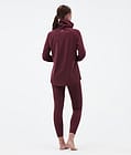 Dope Snuggle W Superundertøy bukse Dame 2X-Up Burgundy, Bilde 4 av 7