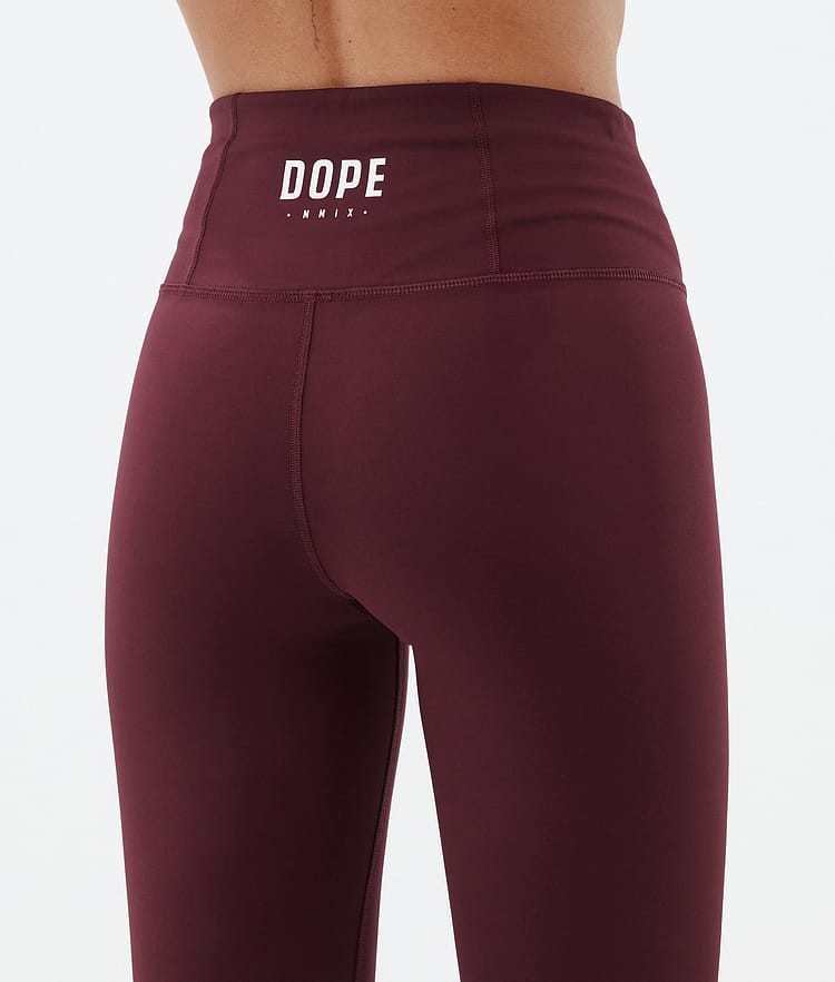 Dope Snuggle W Superundertøy bukse Dame 2X-Up Burgundy, Bilde 6 av 7