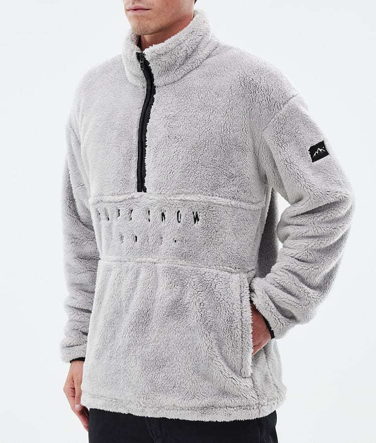 Dope Pile Fleecegenser Herre Light Grey, Bilde 7 av 7