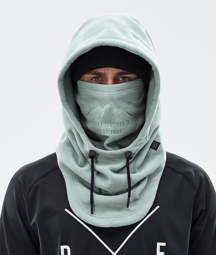 Dope Cozy Hood II Ansiktsmasker Faded Green, Bilde 3 av 4