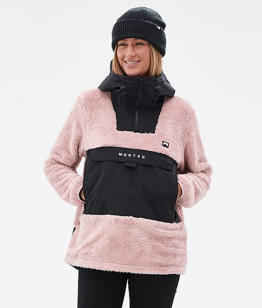 Montec Lima W Fleecegenser Dame Soft Pink/Black