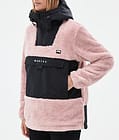 Montec Lima W Fleecegenser Dame Soft Pink/Black, Bilde 7 av 8