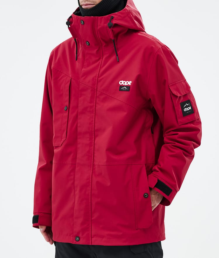 Dope Adept Snowboardjakke Herre Deep Red, Bilde 7 av 9