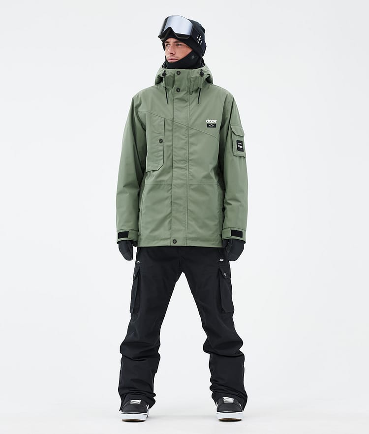 Dope Adept Snowboardjakke Herre Moss Green, Bilde 2 av 9