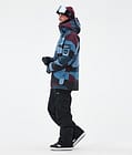 Dope Adept Snowboardjakke Herre Shards Burgundy Blue, Bilde 3 av 9