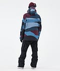 Dope Adept Snowboardjakke Herre Shards Burgundy Blue, Bilde 4 av 9