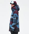 Dope Adept Snowboardjakke Herre Shards Burgundy Blue, Bilde 5 av 9