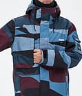 Dope Adept Skijakke Herre Shards Burgundy Blue, Bilde 8 av 9