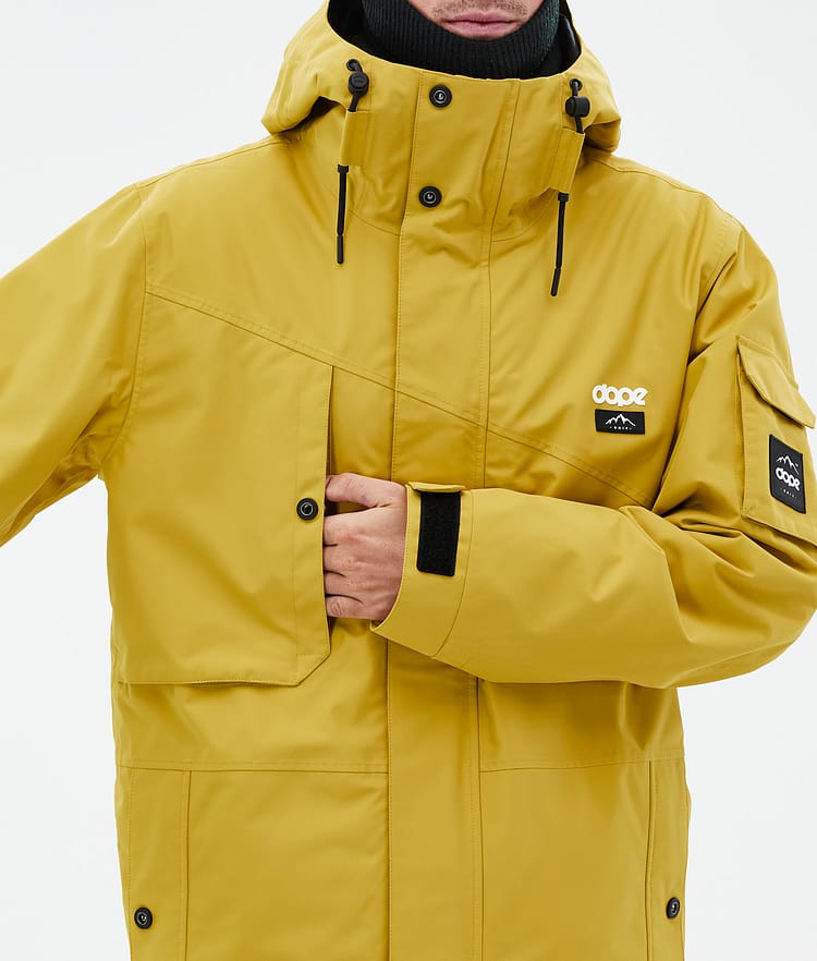 Dope Adept Snowboardjakke Herre Yellow, Bilde 8 av 9