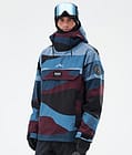 Dope Blizzard Snowboardjakke Herre Shards Burgundy Blue, Bilde 1 av 8